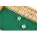 Traditional Retro Classic Board Game 12 Numbers Shut the Box Game with Dice